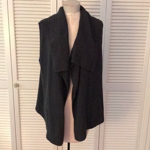 Margaret Winters blue gray vest
